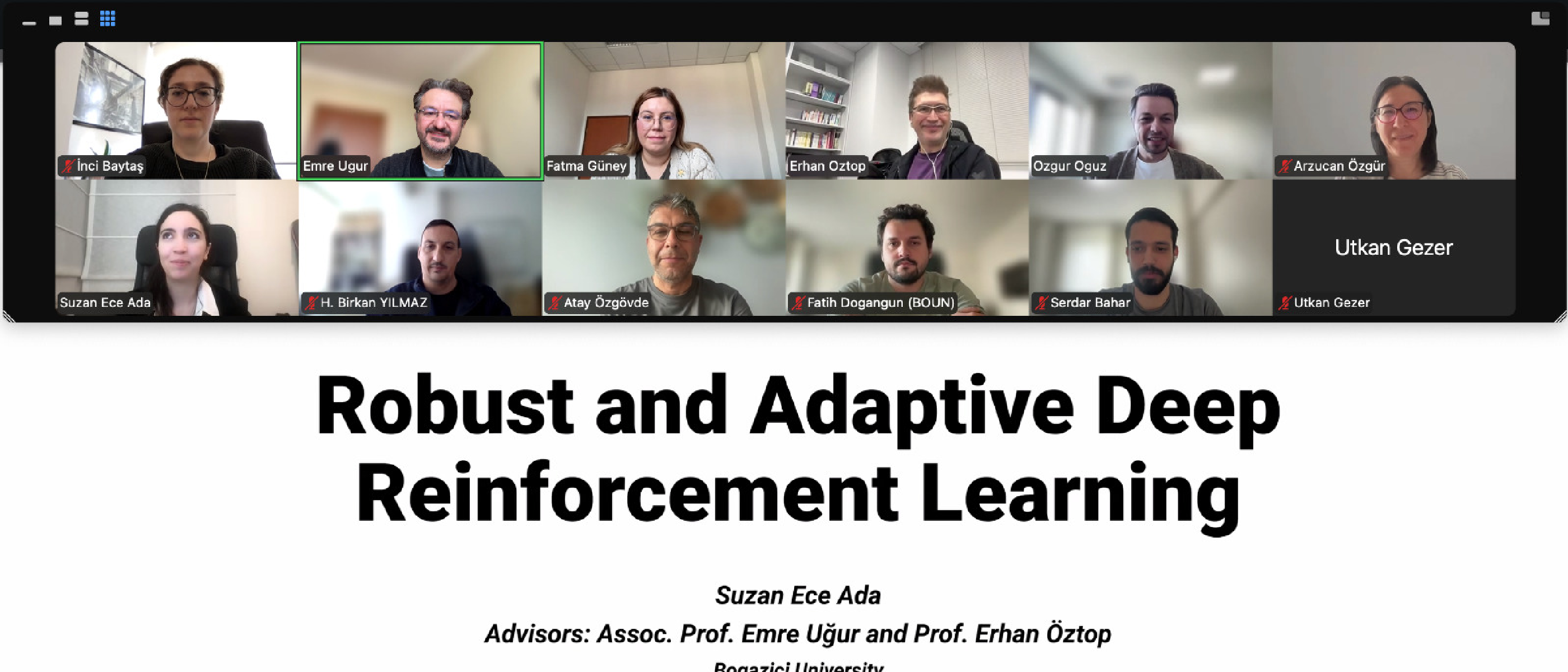 Congratulations Dr. Suzan Ece Ada!
